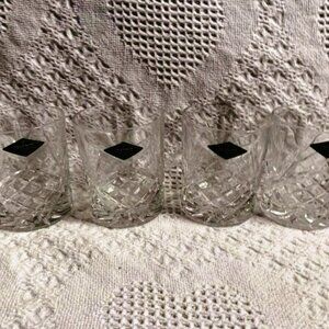 Vintage Shannon Hand Crafted Lead Crystal Glasses